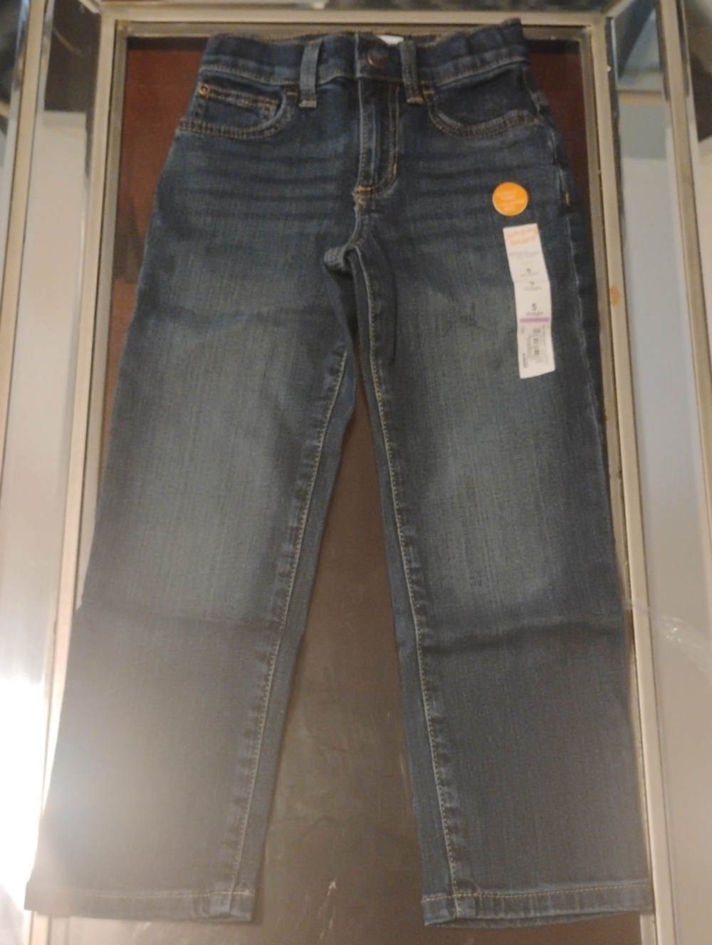 Classic Mid-Wash Boys Jeans - Comfortable Stretch Denim